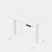 VonHaus Bela električno nastavljiva dvižna pisalna miza 100 x 60 cm z USB-C polnilnim priključkom
