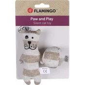 FLAMINGO Pas s loptom i ketnipom, smedi