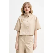 Srajca s primesjo lanu Moschino Jeans