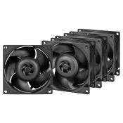 Ventilator za server ARCTIC S8038-7K, PWM, 80mm, 7000 okr/min, 4 pack, črni