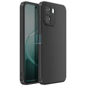 AVIZAR Ovitek za Oppo A6 iz mehkega silikona Protiudarni Oleofoben, Črna, (5000275105)