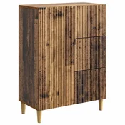 Vidaxl Strani šal s predalom Star les 66 x 34,5 x 90 cm Inženirski les