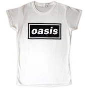 Oasis Decca Logo White M Ženske Majica