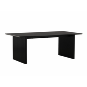 Miza Dallas 3248 Črna, 75x100x200cm, MDF plošča, MDF plošča