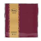 Violeta Salvete Premium Supersoft, 38x38, 40/1, Bordo