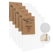 shumee SLIKARSKO PLATNO 60x80 VELIKO 5-delno SLIKARSKO PODLOGO RAZTEGLJIV OKVIR 350g/m2