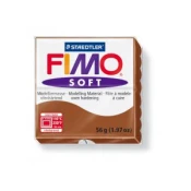 MODELIRNA MASA FIMO SOFT 7, RJAVA 56 G