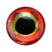 3D oči za potezanke SYBAI 3D Epoxy Fish Eyes, Bloody, 9 mm