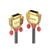 Lindy 36217 DVI cable 20 m DVI-D Gold,Grey