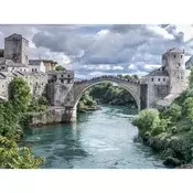 Dijamantski mozaik Drevni Mostar, 40?50 cm