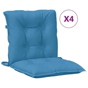vidaXL vidaXL Blazina za stol 4 kosi melanž modra 100x50x7 cm blago, (21167684)