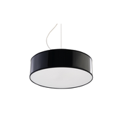 Sollux SL.0115 - Luster na sajli ARENA 35 2xE27/15W/230V crna