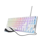 Tastatura Trust GXT 798 TKL Mehanicka RGB White US