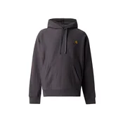 Carhartt WIP Majica American Script temno siva