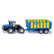 SIKU Farmer - Traktor New Holland s prikolico Joskin, 1:50