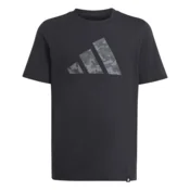 Adidas Majica za decake J Camo T, JV5079, Crna
