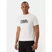 Karl Lagerfeld Majica  črna / bela
