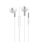 M57 Sky sound universal earphones with mic White