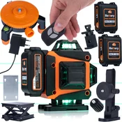 Rosfix ROSFIX ANIMAL PRO HAWK RAPH 16L – KRIŽNI LASER Z 16 ZELENIMI LINIJAMI | USB-C, IP54, 2x LI-ION, DALJINEC, KOVČEK | ZA GRADNJO IN MONTAŽO, (5000075881)