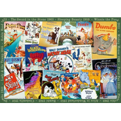 Ravensburger Puzzle Disney: Vintage plakati 1000 kosov