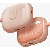 UNIQ UNIKATEN OVITEK CLYDE ZA AIRPODS PRO 3. GENERACIJE, KOMPAKTEN IN TRPEŽEN OVITEK V ROZA BARVI