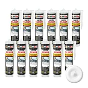 IsolBau Sanitarni silikon Beli Sanitär Silikon 12 x 300ml