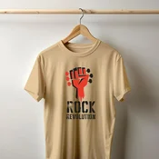 Camiseta Majica sa štampanim printom Cam 155, Unisex, Pesak