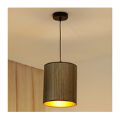 Brilagi - Luster na sajli BOSTON ROLLER 1xE27/15W/230V precnik 21 cm braon/zlatna