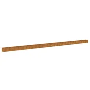Vidaxl Vrtna visoka greda 1152x50x36 cm corten jeklo