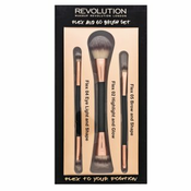 Makeup Revolution Flex & Go Brush Set komplet čopičev