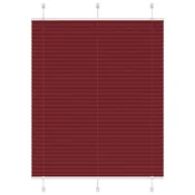 Plisirana zavjesa Bordo crvena 110x100 cm Širina tkanine 109,4 cm Poliester