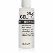 Orly Gelfx 3-in-1 Cleanser odstranjivac viška ljepila s gel noktiju za blistavi sjaj 118 ml