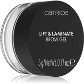 Catrice Lift & Laminate Brow Gel transparentni fiksacijski gel za obrvi odtenek 010 Transparent 5 g