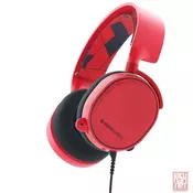 SteelSeries Arctis 3, Comfortable Headset, red