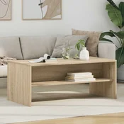 vidaXL Klubska miza Sonoma hrast 100 x 50 x 40 cm Konstruiran les