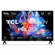 TCL LED TV 55 4K UHD HDR Smart Google TV 55P6K