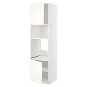 METOD Visoki element za ugradne uredaje, bela/Vallstena bela, 60x60x220 cm