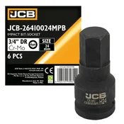 JCB Udarna Nastavak BIT 3/4 24mm 6-kutni Cr-Mo KLINAC nastavak