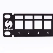 shumee Patch panel Keystone 19 24-portni, UTP Netrack