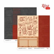 Papirji za scrapbooking 30.48 x 30.48 cm Recipe book - No. 5