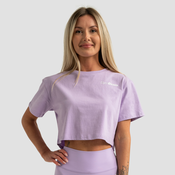 GymBeam Ženska majica Limitless Cropped Lavender