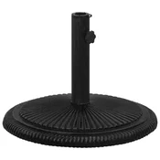 shumee vidaXL Podstavek za senčnik črn 45x45x30 cm litoželezo