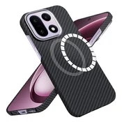 Premium maskica Techsuit Aramid Fiber s MagSafe podrškom za OnePlus 15 - black