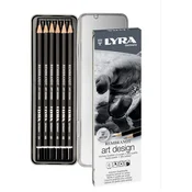 Lyra Rembrandt Art Design Komplet grafitnih svinčnikov Mešajte 6 Kosov