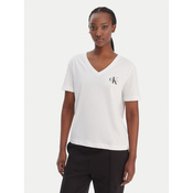 Calvin Klein Jeans Majica pegasto siva/bela