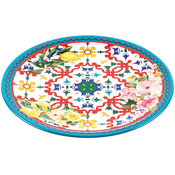 Guzzini Plitki tanjir Flower & Lemon, Šareni