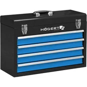Högert HT7G075 metalna kutija za alat s 4 ladice, 218x360x520 mm