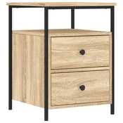 Vidaxl Nočna omarica sonoma hrast 44x45x60 cm inženirski les