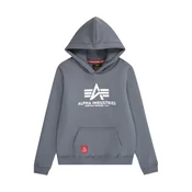 ALPHA INDUSTRIES Majica dimno modra / bela