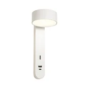 Redo 01-4640 - LED zidno svetlo SADES LED/6W/230V CRI 90 USB belo